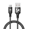 Wozinsky kabelis USB – microUSB 2,4A 1m juodos spalvos (WUC-M1B)