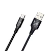 Wozinsky kabelis USB – microUSB 2,4A 1m juodos spalvos (WUC-M1B)