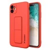 Wozinsky Kickstand dėklas skirtas iPhone SE 2022 / SE 2020 / iPhone 8 / iPhone 7, raudonas