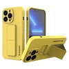 Wozinsky Kickstand dėklas skirtas iPhone 13 mini, geltonas