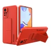 Wozinsky Kickstand dėklas skirtas Xiaomi Redmi Note 11 Pro, raudonas