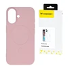 Wozinsky Liquid Silicone MagSafe for Samsung Galaxy S25 Plus – dėklas telefonui rožinės spalvos