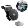 Wozinsky magnetinis telefono laikiklis oro grotelėms 360 juodos spalvos (WMH-03)