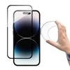 Wozinsky Full Cover Flexi Nano Glass apsauginis stiklas Apple iPhone 14 Pro Max flexible with a juodas frame