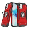 Wozinsky Ring Armor Apple iPhone 14 Plus armored magnetic holder ring dėklas telefonui raudonos spalvos