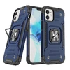 Wozinsky Ring Armor Apple iPhone 14 Plus armored magnetic holder ring dėklas telefonui mėlynos spalvos