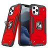 Wozinsky Ring Armor Apple iPhone 14 Pro Max armored magnetic holder ring dėklas telefonui raudonos spalvos