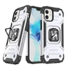 Wozinsky Ring Armor Apple iPhone 14 armored magnetic holder ring dėklas telefonui sidabrinės spalvos