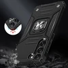 Wozinsky Ring Armor Samsung Galaxy S23 armored magnetic holder ring dėklas telefonui juodos spalvos