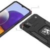 Wozinsky Ring Armor dėklas skirtas Samsung Galaxy A22 4G, raudonas