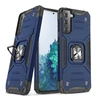 Wozinsky Ring Armor tvirtas hibridinis dėklas + magnetinis laikiklis skirtas Samsung Galaxy S22 + (S22 Plus), mėlynas
