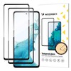Wozinsky 2x Set Super Tough Full Glue Apsauginis stiklas Full Screen su rėmeliu Case Friendly Samsung Galaxy A53 5G juodos spalvos