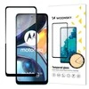 Wozinsky Super Durable Full Glue Apsauginis stiklas Full Screen With Frame Case Friendly Motorola Moto G22 Juodas