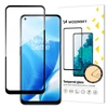 Wozinsky Super Tough Full Glue Apsauginis stiklas Full Screen su rėmeliu Case Friendly OnePlus Nord N200 5G juodos spalvos