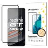 „Wozinsky Super Tough Full Glue“ grūdintas stiklas, viso ekrano su rėmeliu dėklas „Realme GT Neo 3 Juodas“