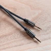Wozinsky universal mini jack cable 2x AUX cable 1.5 m juodas