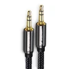Wozinsky universal mini jack cable 2x AUX cable 3 m juodas