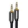 Wozinsky universal mini jack cable 2x AUX cable 1.5 m juodas