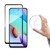 Wozinsky Full Cover Flexi Nano Glass plėvelė Apsauginis stiklas su rėmeliu Xiaomi Redmi 10 juodos spalvos