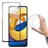Wozinsky Full Cover Flexi Nano Glass plėvelė Apsauginis stiklas su rėmeliu Xiaomi Poco M4 Pro 5G Transparent