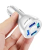 Wozinsky WCCAW 50W 4x USB-A QC automobilinis įkroviklis – baltos spalvos
