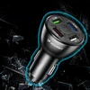 Wozinsky WCCAW 50W 4x USB-A QC automobilinis įkroviklis – baltos spalvos