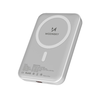 Wozinsky WRW349YWS 10,000 mAh Magnetic Power Bank - baltos spalvos