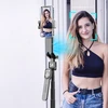 Wozinsky WST-360YS asmenukių lazda su trikojo funkcija ir 360° dirbtinio intelekto automatiniu veido sekimu bei gestų valdymu – juodos spalvos
