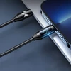 Wozinsky WUCLC2 Lightning - USB-C 36W 480Mb/s laidas 2m su ekranu - juodas