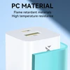 Wozinsky WWCEAC GaN USB-A USB-C 33W laidinis įkroviklis – baltos spalvos