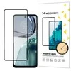Wozinsky Super Durable Full Glue Apsauginis stiklas Full Screen With Frame Case Friendly Motorola Moto G62 Juodas