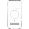 ZAGG Crystal Palace Snap Kickstand MagSafe dėklas su stovu, skirtas iPhone 16 Pro Max – skaidrus