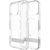 ZAGG Crystal Palace Snap Kickstand MagSafe dėklas su stovu, skirtas iPhone 16 Pro Max – skaidrus