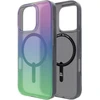 ZAGG Milan Snap Dėklas su MagSafe, skirtas iPhone 16 Pro – žalia/violetinė