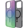 ZAGG Milan Snap Dėklas su MagSafe, skirtas iPhone 16 Pro Max – žalia/violetinė