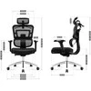 Ergonominė biuro kėdė Mark Adler Expert 4.9, Juodos spalvos