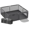 Meester Group Sp. z o.o. Meester Group Sp. su o.o. Baby playpen Cozy 28 Graphite - 200 cm