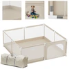 King Kids Baby playpen Cozy 28 rusvai gelsvas - 200 cm