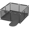 Tulano Meester Group Sp. su o.o. Cozy 20 Graphite baby playpen - 130 cm