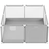 Meester Group Sp. z o.o. Meester Group Sp. su o.o. Cozy 25 Pilkas baby playpen