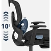 Meester Group Sp. z o.o. Ergonomic chair with footrest Expert 9.3 Juodas