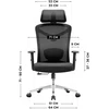 Meester Group Sp. z o.o. Ergonomic office chair Manager 2.6 Juodas