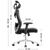 Meester Group Sp. z o.o. Ergonomic office chair Manager 2.6 Juodas