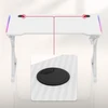 Huzaro Hero 2.3 RGB Gaming Desk baltas