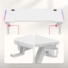 Huzaro Hero 2.3 RGB Gaming Desk baltas