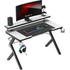 Meester Group Sp. z o.o. Hero 5.0 Baltas 120 cm gaming desk