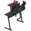 Meester Group Sp. z o.o. Hero 6.0 Juodas 147 cm corner gaming desk