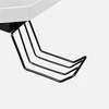 Meester Group Sp. z o.o. Hero 7.0 Baltas 154 cm corner gaming desk