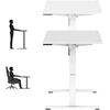 Meester Group Sp. z o.o. Hero 7.9 Baltas 100 cm electric gaming desk