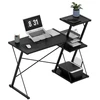 Meester Group Sp. z o.o. Leader 3.5 Juodas 116 cm desk with shelves